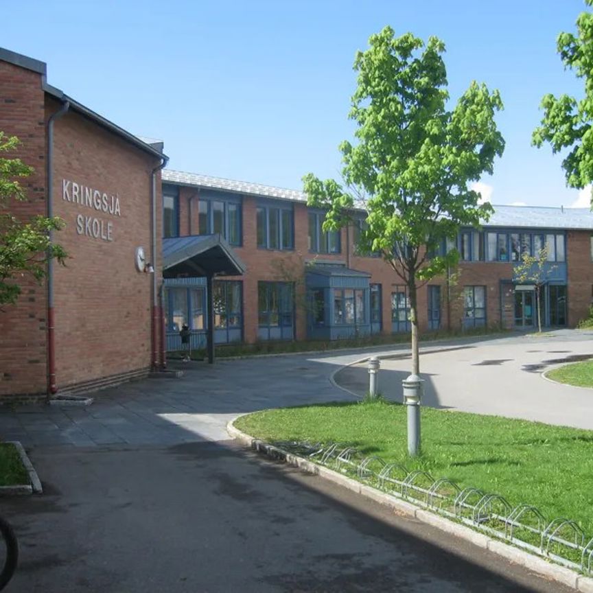 et langt bilde av en bygning
