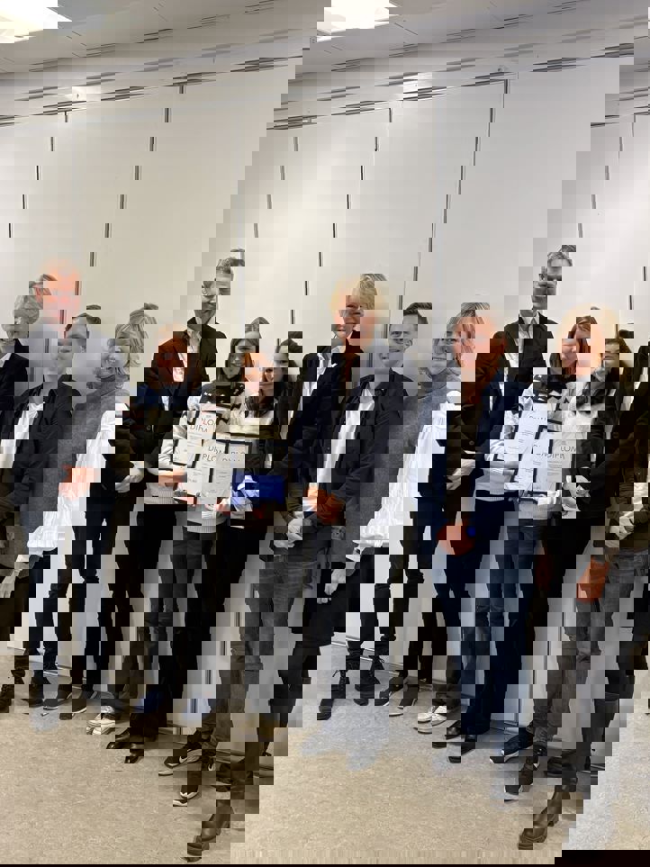 En gruppe personer som har sertifikater