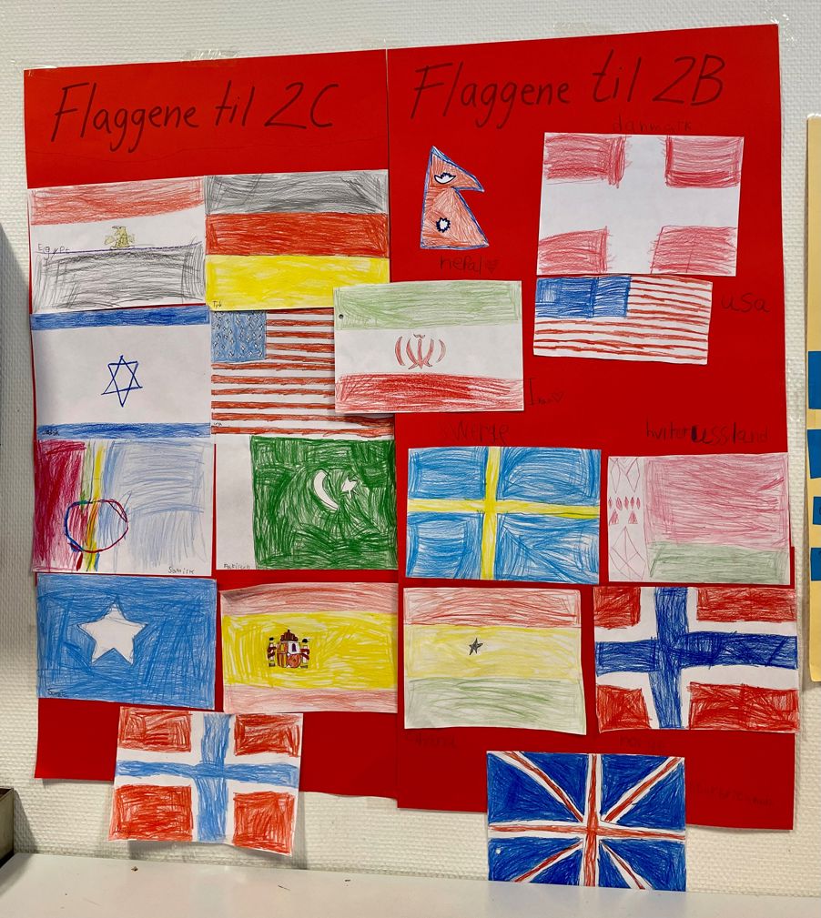 Flaggene til 2b & 2c